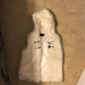 Little girls winter vest